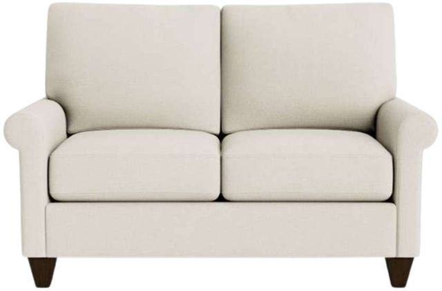 Bassett® Furniture Customizable True Custom® Roll Arm Loveseat-1