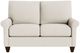 Bassett® Furniture Customizable True Custom® Roll Arm Loveseat-1