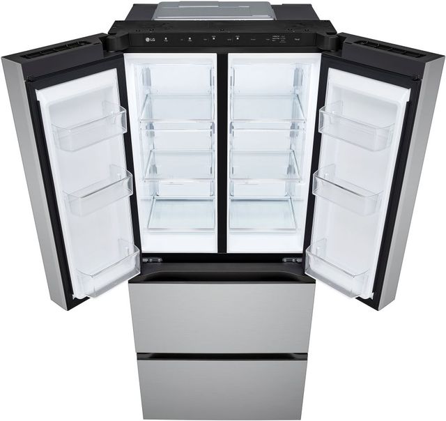 LG 30" 14.3 Cu. Ft. Stainless Steel Look French Door Refrigerator for Kimchi and Specialty Food -4