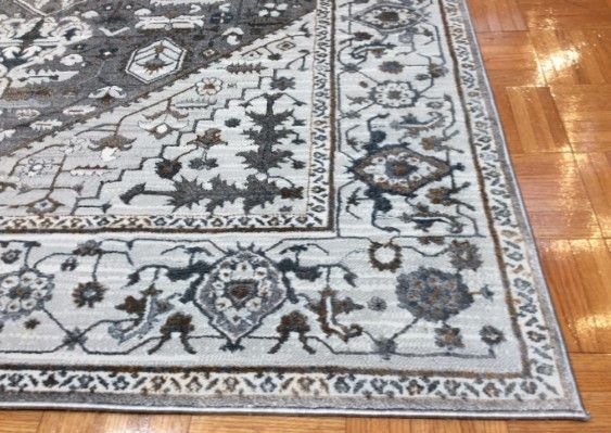 KAS Rugs Inspire Gray Parisian 5'x8' Area Rug-1
