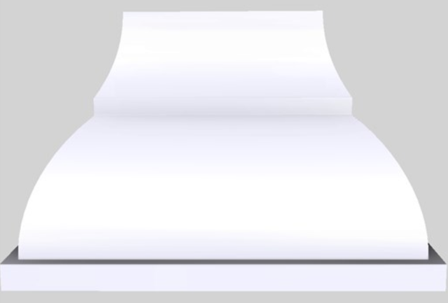 Vent-A-Hood® Designer Series 48" White Wall Mounted Range Hood-0