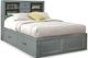 Sunny Designs™ Ranch House Little Boy Blue Full Captains Bookcase Storage Youth Bed-0