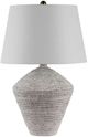 Bassett Mirror Eclipse Textured White Table Lamp-0