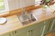 Elkay Lustertone® Lustrous Satin 19.5'' 2-Hole Single Bowl Drop-in Laundry Sink with Perfect Drain®-2