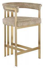 Beige-Brushed Brass