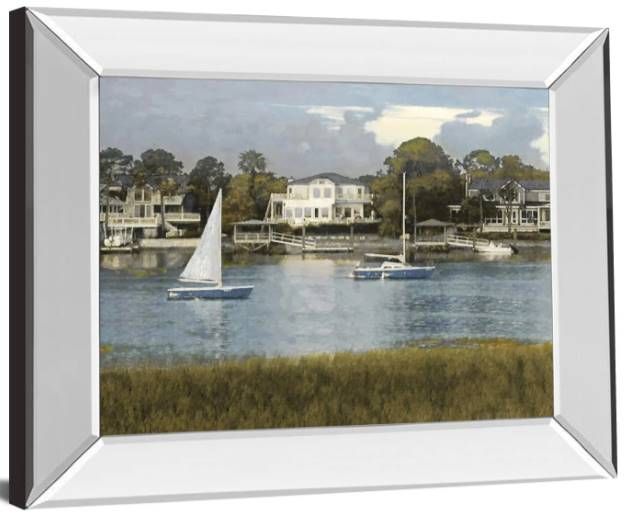 Classy Art Waterside Reflection by Alan Lambert Wall Art-1