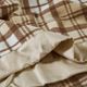 Olliix by True North by Sleep Philosophy Micro Fleece Tan Plaid Twin Blanket-1