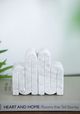 A & B Home White Marble Bookends-5