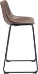 Zuo® Modern Smart 2-Piece Vintage Espresso Bar Stool Set-2
