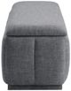 Homelegance® Maize Gray Storage Bench-3
