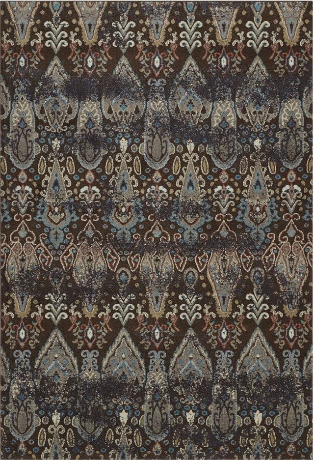 Dalyn™ Rug Company Geneva Chocolate 5'x8' Area Rug-0