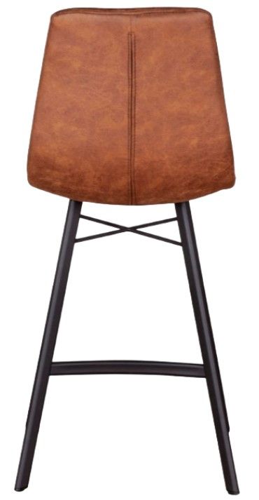 Home Trends & Design Sam Black/Trapper Brown Counter Chair-3