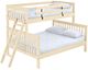 Crate Designs™ Furniture Unfinished Twin XL/Queen Tall Mission Bunk Bed-0