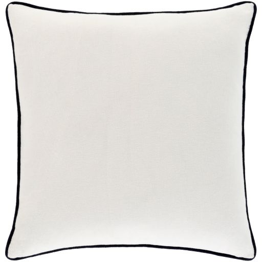 Surya Fenna Ivory 20"x20" Toss Pillow with Polyester Insert-3