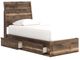 Signature Design by Ashley® Chirason Brown Twin Panel Storage Bed-2