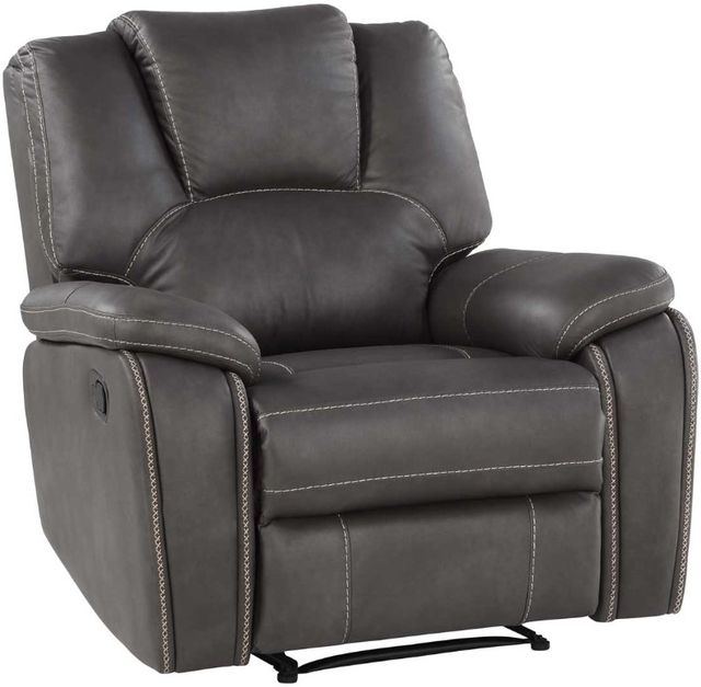 Steve Silver Co. Katrine Charcoal Manual Reclining Chair-0