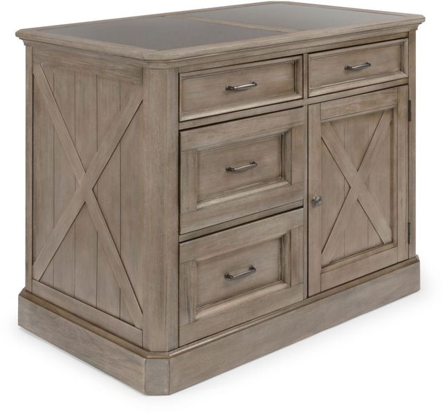 homestyles® Mountain Lodge Gray Kitchen Island-2