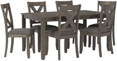 Signature Design by Ashley® Caitbrook 7-Piece Antiqued Gray Dining Set