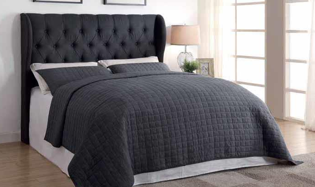Coaster® Murietta Charcoal King Upholstered Headboard-1