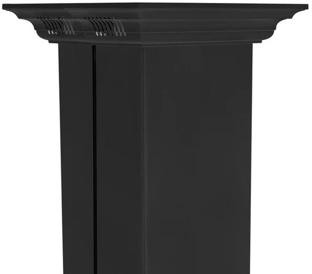 ZLINE Black Stainless Steel Crown Molding with Built-in Bluetooth Speakers-2