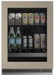 U-Line® Home Collection 24" 5.1 Cu. Ft. Panel Ready Beverage Center with Glass Door-1