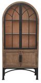 Nest Home Collections Victoria Antique Natural Door Cabinet -0