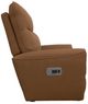 La-Z-Boy® Belmont Camel Leather Power Wall Recliner with Headrest and Lumbar-3