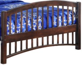 Night & Day Furniture™ Zest Bedroom Molasses Dark Chocolate Full Panel Bed-1