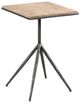 Kincaid® Sorrento-Acquisitions Beige Top Chairside Table with Black Base-0