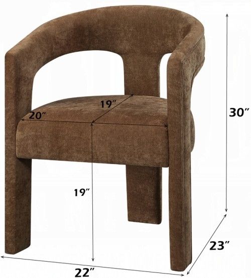 ACME Furniture Leonardo 2-Piece Brown Arm Chair Set-2