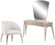 Michael Amini® Malibu Crest 3-Piece Blush/Chardonnay Vanity Set-0