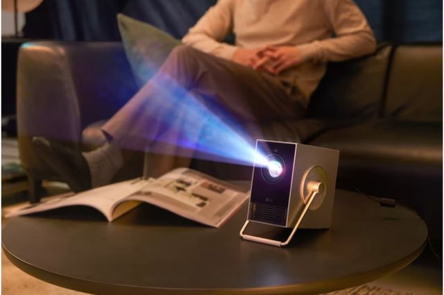 LG CineBeam Q 4K UHD Smart Portable Laser Projector-5