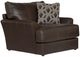 Jackson Furniture Prato Chocolate Leather Chair-0