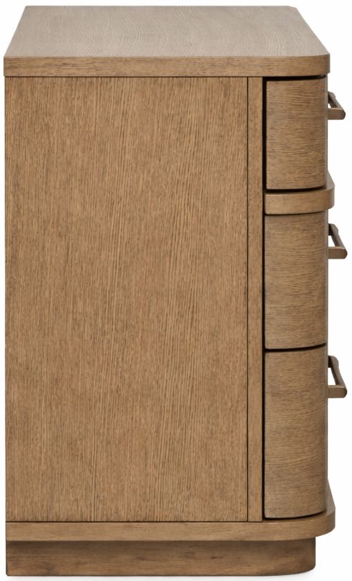 Magnussen Home® Thorne Amber Brown Double Drawer Dresser-3