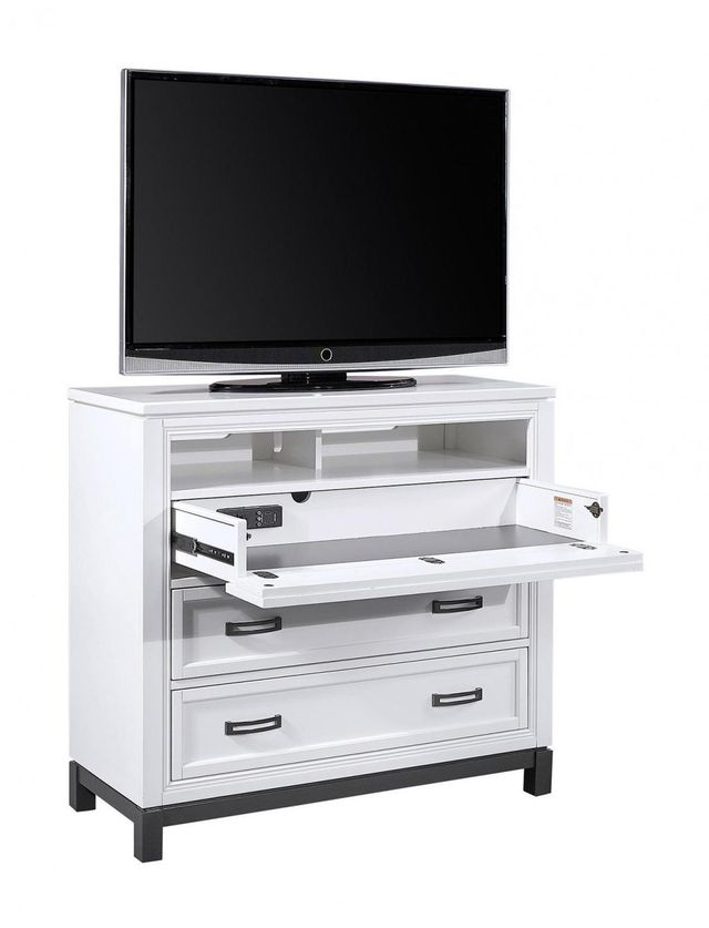 Aspenhome® Hyde Park White Paint Entertainment Chest-0
