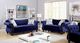 Furniture of America® Jolanda Blue Chair-1