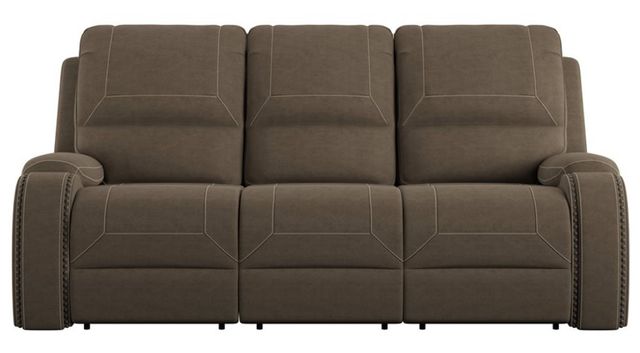Emerald Home Adrian Walnut Brown Manual Reclining Sofa-3