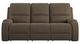 Emerald Home Adrian Walnut Brown Manual Reclining Sofa-3