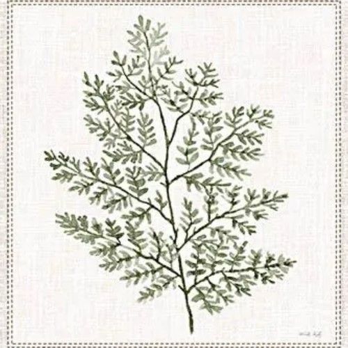Classy Art Embroidered Leaves IV by Cindy Jacobs Wall Art-1