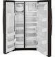 GE Profile™ 25.3 Cu. Ft. Black Stainless Steel Side-by-Side Refrigerator-2