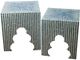 A & B Home 2-Piece Blue Mosaic Accent Table Set-0