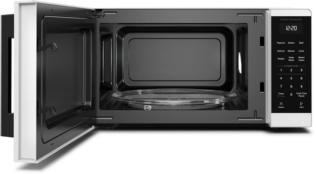 Whirlpool® 1.1 Cu. Ft. White Countertop Microwave with Sensor Cooking -1