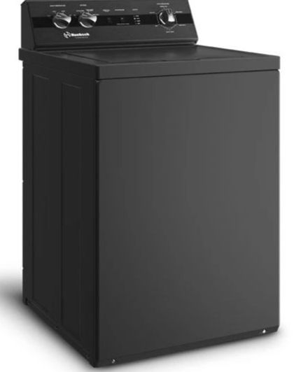 Huebsch® 3.2 Cu. Ft. Matte Black Agitator Top Load Washer with No Lid Lock-1