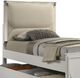 Furniture of America® Lareina Pearl White Twin Panel Bed-1