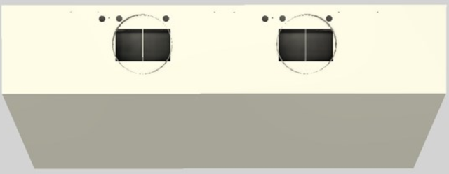 Vent-A-Hood® 60" Biscuit Wall Mounted Range Hood-3