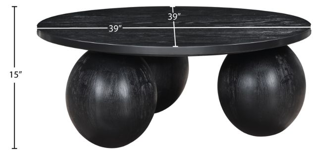 Meridian Furniture Fitch Black Coffee Table-4