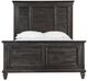 Magnussen Home® Calistoga Weathered Charcoal King Shutter Panel Bed-3
