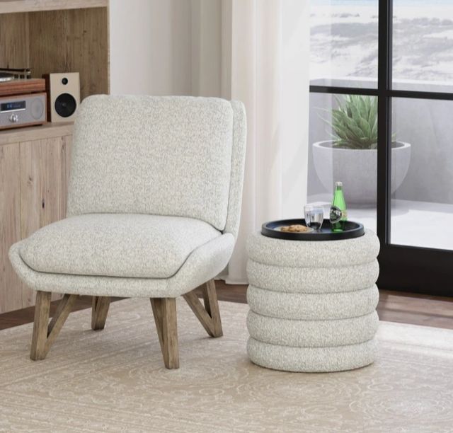 Emerald Home Zuri Cream Storage Ottoman-1