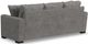 Charisma™ Theodore Chrome Three Cushion Sofa-4