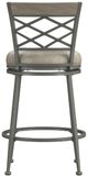 HH2 Home Hutchinson Pewter Swivel Counter Stool-3